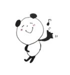 ゆるめでシュールなパンダ（個別スタンプ：24）