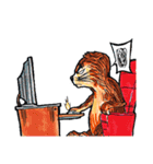 The otter（個別スタンプ：24）