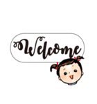 WELCOME -Pleasant greetings（個別スタンプ：4）