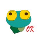 Little Frog's dreams ＆ lives ！（個別スタンプ：8）