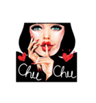 chu chu nails girl（個別スタンプ：1）