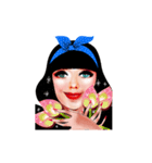 chu chu nails girl（個別スタンプ：10）