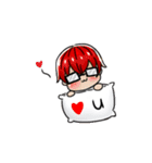 My friend is a ...（個別スタンプ：3）