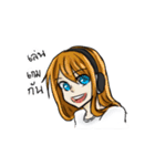 My friend is a ...（個別スタンプ：9）
