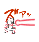 スタンプでバトル！クロネコとシロクマ（個別スタンプ：33）