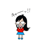 米田弥央 presents メガネ女子スタンプ（個別スタンプ：8）