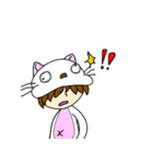 猫か私か（個別スタンプ：6）