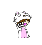猫か私か（個別スタンプ：23）