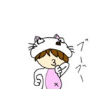 猫か私か（個別スタンプ：27）