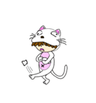 猫か私か（個別スタンプ：28）