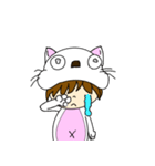 猫か私か（個別スタンプ：36）
