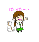 猫か私か（個別スタンプ：40）