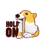 Corgi want to say (English Ver.)（個別スタンプ：2）