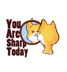 Corgi want to say (English Ver.)（個別スタンプ：6）