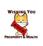 Corgi want to say (English Ver.)（個別スタンプ：7）