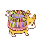 Corgi want to say (English Ver.)（個別スタンプ：8）