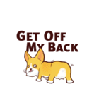 Corgi want to say (English Ver.)（個別スタンプ：9）