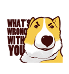 Corgi want to say (English Ver.)（個別スタンプ：11）