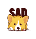 Corgi want to say (English Ver.)（個別スタンプ：15）