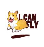 Corgi want to say (English Ver.)（個別スタンプ：16）