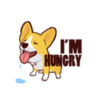 Corgi want to say (English Ver.)（個別スタンプ：18）