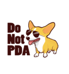 Corgi want to say (English Ver.)（個別スタンプ：21）