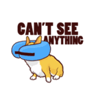 Corgi want to say (English Ver.)（個別スタンプ：22）