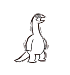 割と愉快な恐竜くんスタンプ（個別スタンプ：8）