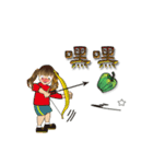 Vege girl（個別スタンプ：12）