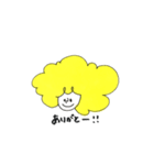 カラフル アフロ。（個別スタンプ：5）