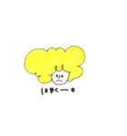 カラフル アフロ。（個別スタンプ：35）