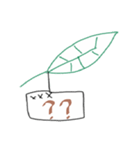 Postcards hanging on the leaves（個別スタンプ：12）