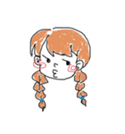 女の子スタンプ！！DD（個別スタンプ：1）