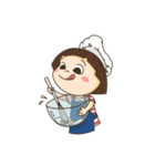 Clumsy Little Cook（個別スタンプ：6）