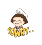 Clumsy Little Cook（個別スタンプ：12）