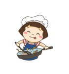 Clumsy Little Cook（個別スタンプ：13）