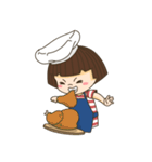 Clumsy Little Cook（個別スタンプ：14）