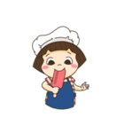 Clumsy Little Cook（個別スタンプ：34）
