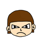 short hair and crazy girl（個別スタンプ：7）