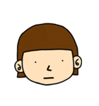 short hair and crazy girl（個別スタンプ：8）