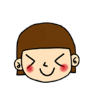 short hair and crazy girl（個別スタンプ：12）