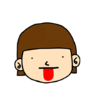 short hair and crazy girl（個別スタンプ：14）