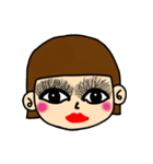 short hair and crazy girl（個別スタンプ：17）