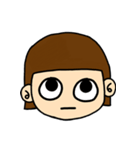 short hair and crazy girl（個別スタンプ：18）