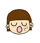 short hair and crazy girl（個別スタンプ：20）