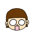 short hair and crazy girl（個別スタンプ：24）