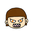 short hair and crazy girl（個別スタンプ：28）