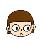 short hair and crazy girl（個別スタンプ：32）