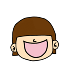 short hair and crazy girl（個別スタンプ：37）