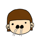 short hair and crazy girl（個別スタンプ：39）